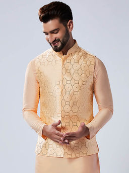 KISAH - Men Nude Nehru Jacket
