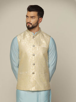 KISAH - Men Cream Nehru Jacket
