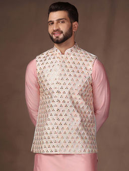 KISAH - Men Multi-Color Nehru Jacket