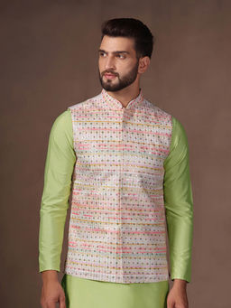 KISAH - Men Multi-Color Nehru Jacket