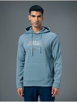 Technosport - Blue Polyester Hooded Full Sleeves Hoodie