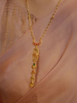 ZARIIN - Moonlit Grace Lariat Necklace