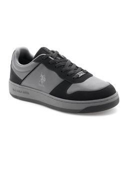 U.S. POLO ASSN. - Men Jaxon Black Retro Court Sneakers