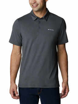 Columbia - Mens Black Omni-Wick Tech Trail Polo Tshirt