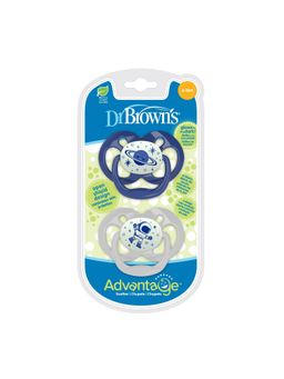 Dr. Brown's - Advantage Pacifiers Stage 2 Glow in Pacifier (Pack of 2)