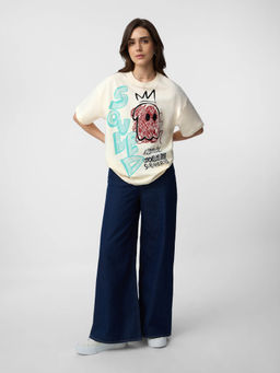 The Souled Store - Originals Souled: Sketchy Women Oversized T-Shirt