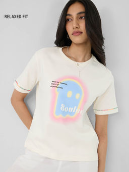 The Souled Store - Originals: Aura Women Relaxed Fit T-Shirt
