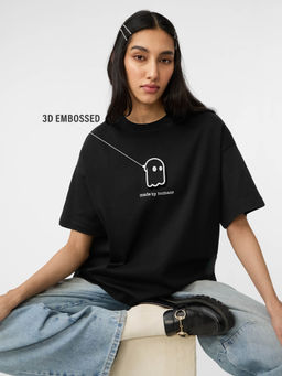 The Souled Store - Originals Souled: Holograph Women Oversized T-Shirt