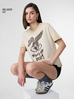 The Souled Store - Official Bugs Bunny: What's Up Doc Women Relaxed Fit T-Shirt