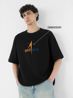The Souled Store - Official Isro: Space Explorer Men Oversized T-Shirt