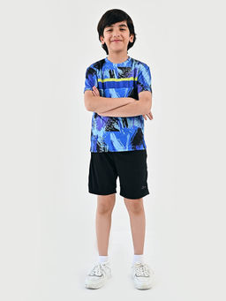 UMILDO - Active Boy's Half Sleeves Printed T-Shirt & Shorts Football (Set of 2)