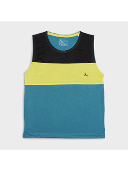 UMILDO - Active Boy's Polyester Regular Fit Deep Round Neck Solid Tank