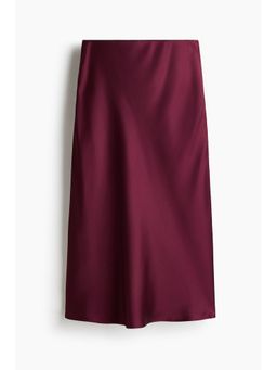 H&M - Women Red Midi Skirt