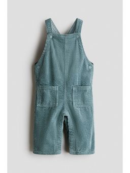 H&M - Boys Turquoise Corduroy Dungarees