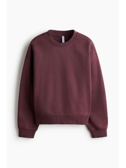 H&M - Women Red Print-Motif Sweatshirt
