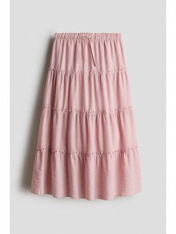H&M - Girls Pink Tiered Skirt
