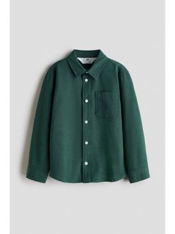 H&M - Boys Green Oxford Shirt
