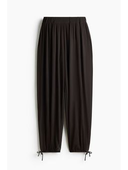 H&M - Women Brown Mesh Balloon Trousers