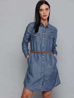 Levi's - Women Blue Shirt Dress