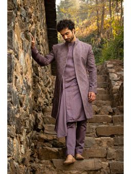 Jatin Malik - English Purple Contemporary Jacket (Set of 3)