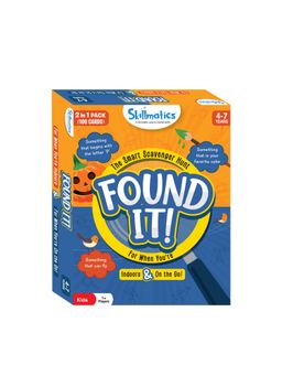 Skillmatics - Card Game Found It Indoor and Travel Combo Pack Super Fun Family Game