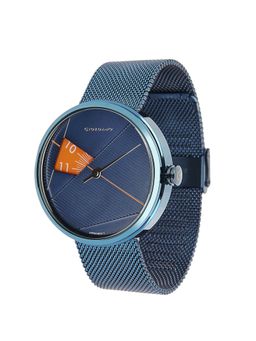 Giordano - Blue Round Dial Analog Watch For Men - GZ-50050-22