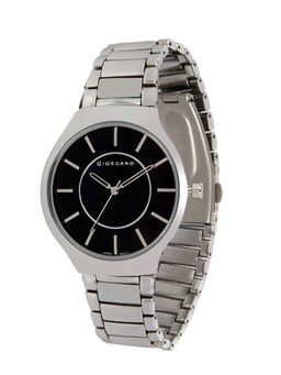 Giordano - Black Round Dial Analog Watch For Women - GZ-60044-11