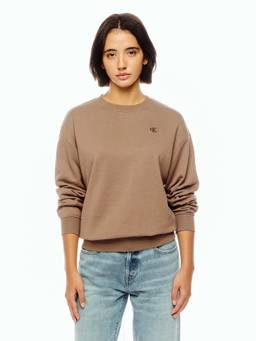 Calvin Klein - Relaxed Fit Cotton Crew Neck Sweatshirt