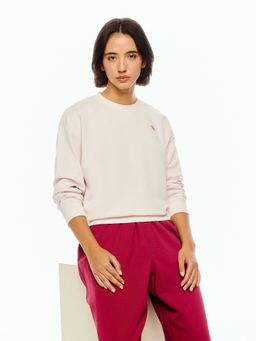 Calvin Klein - Relaxed Fit Cotton Crew Neck Sweatshirt