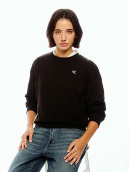 Calvin Klein - Relaxed Fit Cotton Crew Neck Sweatshirt