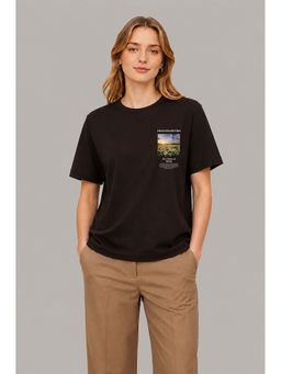 MIXT by Nykaa Fashion - Brown Oversized T-Shirt