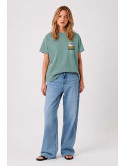 MIXT by Nykaa Fashion - Green Oversized T-Shirt