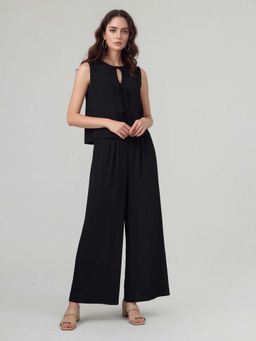 Twenty Dresses by Nykaa Fashion - Womens Solid Black Co-Ord Set