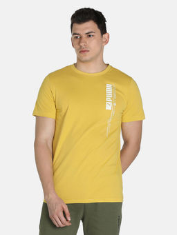 Puma - Graphic Tee Viii Men Yellow T-shirt