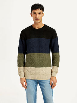 Levi's - Men's Colorblock Multi Crew Neck Sweater
