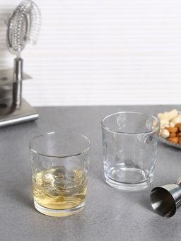 Uniglass - Pop Whiskey Glass, 285Ml, Set Of 6, Transparent