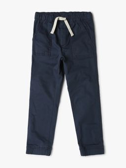 GAP - Navy Blue Solid Slim Joggers