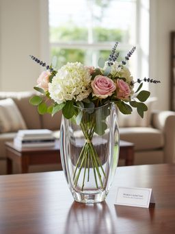 Crystal Bohemia - Transparent Solid Vase