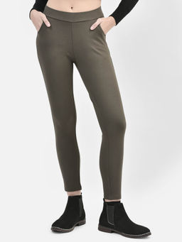 CRIMSOUNE CLUB - Women Olive Tights