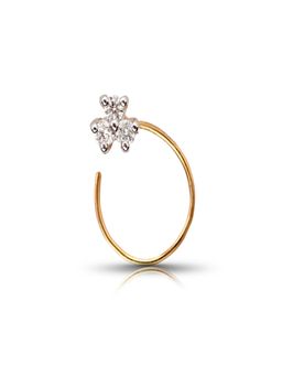 WHP Jewellers - Blossom Diamond Nose Pin