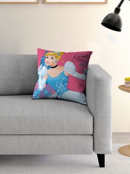 Athom Living - Pink Athom Living Disney Character Printed Cushion with Cover – (16 X 16 Inches)