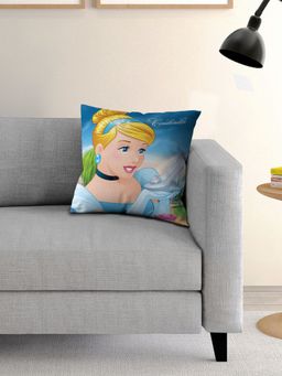 Athom Living - Blue Athom Living Disney Character Printed Cushion with Cover – (16 X 16 Inches)