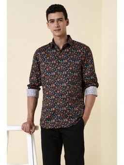 Allen Solly - Men Multicolor Slim Fit Print Full Sleeves Casual Shirt