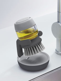 Joseph Joseph - Grey Palm Scrub Washing-up Brush For thinKitchen, Scrubbing brush