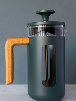 La Cafetiere - La Cafetière Green Pisa Cafetière For thinKitchen, Stainless Steel, 3 Cup