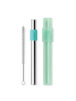 Zoku - Jumbo Pocket Straw For thinKitchen, Teal