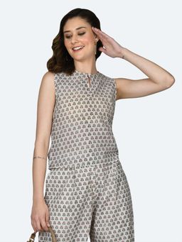 Zink London - Women White Printed Top