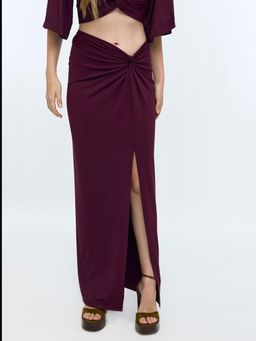 Cover Story - Purple Solid Skirt