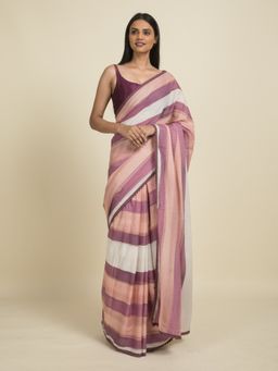 Suta - Multi-Color Digital Printed Cotton Saree