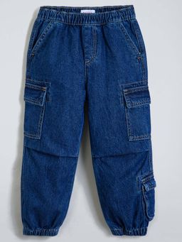 Hopscotch - Cargo Cotton Denim Jeans